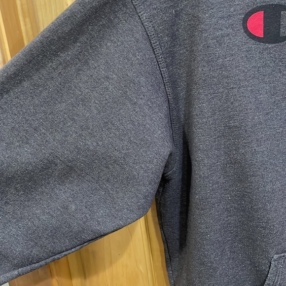 Champion gray hoodie sweatshirt size L - Picture 6 of 12